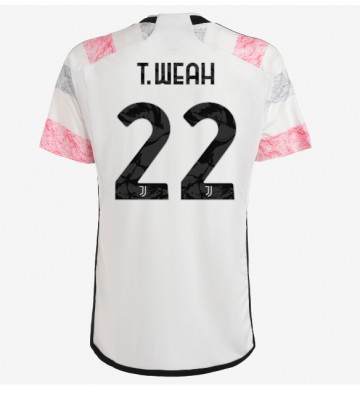 Juventus Timothy Weah #22 Replica Away Stadium Shirt 2023-24 Short Sleeve